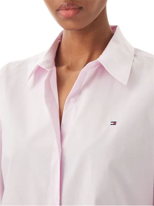 Camicia in popeline regular fit Tommy Hilfiger | WW0WW47169VQU